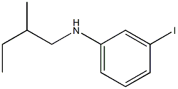 3-iodo-N-(2-methylbutyl)aniline Struktur