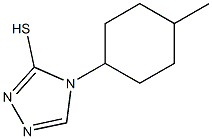 4-(4-methylcyclohexyl)-4H-1,2,4-triazole-3-thiol Struktur