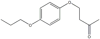 4-(4-propoxyphenoxy)butan-2-one Struktur