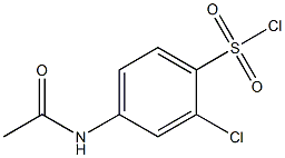 4-(acetylamino)-2-chlorobenzenesulfonyl chloride Struktur