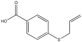 4-(allylthio)benzoic acid Struktur