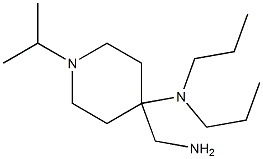 4-(aminomethyl)-1-isopropyl-N,N-dipropylpiperidin-4-amine Struktur