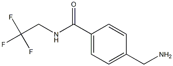 4-(aminomethyl)-N-(2,2,2-trifluoroethyl)benzamide Struktur