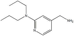 4-(aminomethyl)-N,N-dipropylpyridin-2-amine Struktur