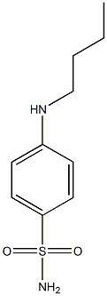 4-(butylamino)benzene-1-sulfonamide Struktur