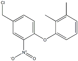 4-(chloromethyl)-1-(2,3-dimethylphenoxy)-2-nitrobenzene Struktur