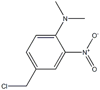 4-(chloromethyl)-N,N-dimethyl-2-nitroaniline Struktur