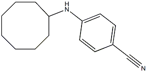 4-(cyclooctylamino)benzonitrile Struktur