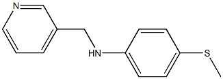 4-(methylsulfanyl)-N-(pyridin-3-ylmethyl)aniline Struktur