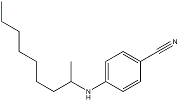 4-(nonan-2-ylamino)benzonitrile Struktur