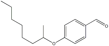 4-(octan-2-yloxy)benzaldehyde Struktur