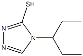 4-(pentan-3-yl)-4H-1,2,4-triazole-3-thiol Struktur