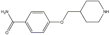 4-(piperidin-4-ylmethoxy)benzamide Struktur