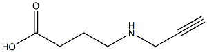 4-(prop-2-ynylamino)butanoic acid Struktur