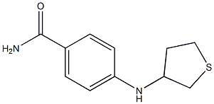 4-(thiolan-3-ylamino)benzamide Struktur