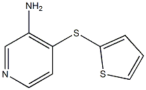 4-(thiophen-2-ylsulfanyl)pyridin-3-amine Struktur