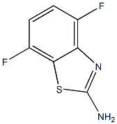 4,7-difluoro-1,3-benzothiazol-2-amine Struktur