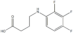 4-[(2,3,4-trifluorophenyl)amino]butanoic acid Struktur