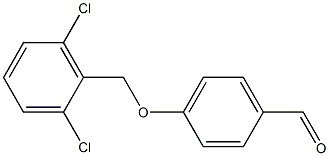 4-[(2,6-dichlorophenyl)methoxy]benzaldehyde Struktur