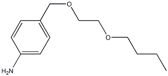 4-[(2-butoxyethoxy)methyl]aniline Struktur