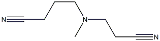 4-[(2-cyanoethyl)(methyl)amino]butanenitrile Struktur