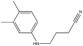 4-[(3,4-dimethylphenyl)amino]butanenitrile Struktur