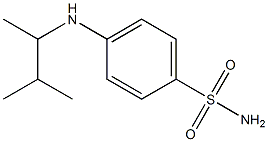 4-[(3-methylbutan-2-yl)amino]benzene-1-sulfonamide Struktur