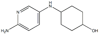 4-[(6-aminopyridin-3-yl)amino]cyclohexan-1-ol Struktur