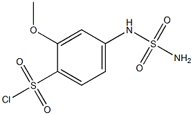 4-[(aminosulfonyl)amino]-2-methoxybenzenesulfonyl chloride Struktur