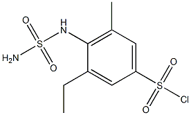 4-[(aminosulfonyl)amino]-3-ethyl-5-methylbenzenesulfonyl chloride Struktur