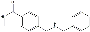 4-[(benzylamino)methyl]-N-methylbenzamide Struktur