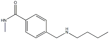 4-[(butylamino)methyl]-N-methylbenzamide Struktur