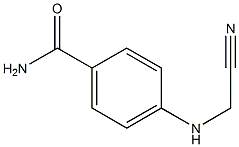 4-[(cyanomethyl)amino]benzamide Struktur