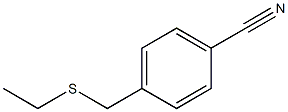 4-[(ethylsulfanyl)methyl]benzonitrile Struktur