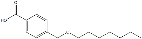 4-[(heptyloxy)methyl]benzoic acid Struktur