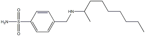 4-[(nonan-2-ylamino)methyl]benzene-1-sulfonamide Struktur