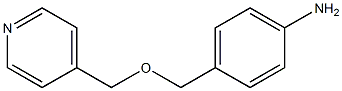 4-[(pyridin-4-ylmethoxy)methyl]aniline Struktur