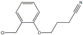 4-[2-(chloromethyl)phenoxy]butanenitrile Struktur