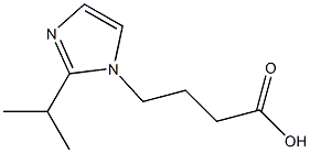 4-[2-(propan-2-yl)-1H-imidazol-1-yl]butanoic acid Struktur