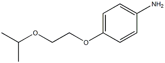 4-[2-(propan-2-yloxy)ethoxy]aniline Struktur