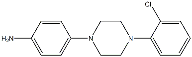 4-[4-(2-chlorophenyl)piperazin-1-yl]aniline Struktur