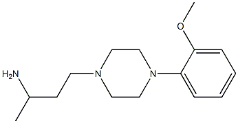 4-[4-(2-methoxyphenyl)piperazin-1-yl]butan-2-amine Struktur