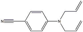 4-[bis(prop-2-en-1-yl)amino]benzonitrile Struktur