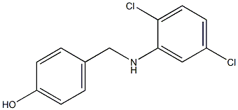 4-{[(2,5-dichlorophenyl)amino]methyl}phenol Struktur