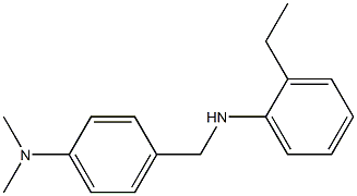 4-{[(2-ethylphenyl)amino]methyl}-N,N-dimethylaniline Struktur