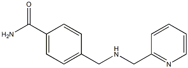 4-{[(pyridin-2-ylmethyl)amino]methyl}benzamide Struktur