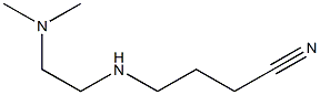 4-{[2-(dimethylamino)ethyl]amino}butanenitrile Struktur