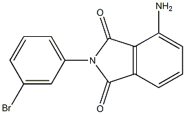 4-amino-2-(3-bromophenyl)-2,3-dihydro-1H-isoindole-1,3-dione Struktur