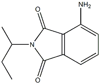 4-amino-2-(butan-2-yl)-2,3-dihydro-1H-isoindole-1,3-dione Struktur