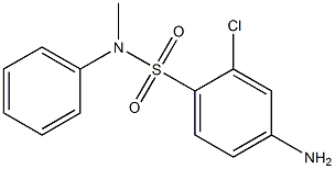 4-amino-2-chloro-N-methyl-N-phenylbenzene-1-sulfonamide Struktur